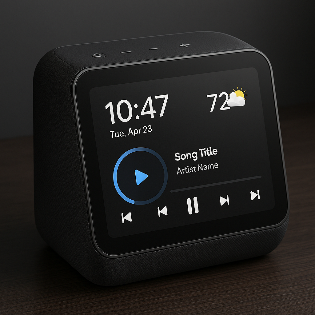 Smart AI Boom – Wireless Portable Speaker with Intelligent Audio and 360° Surround Sound