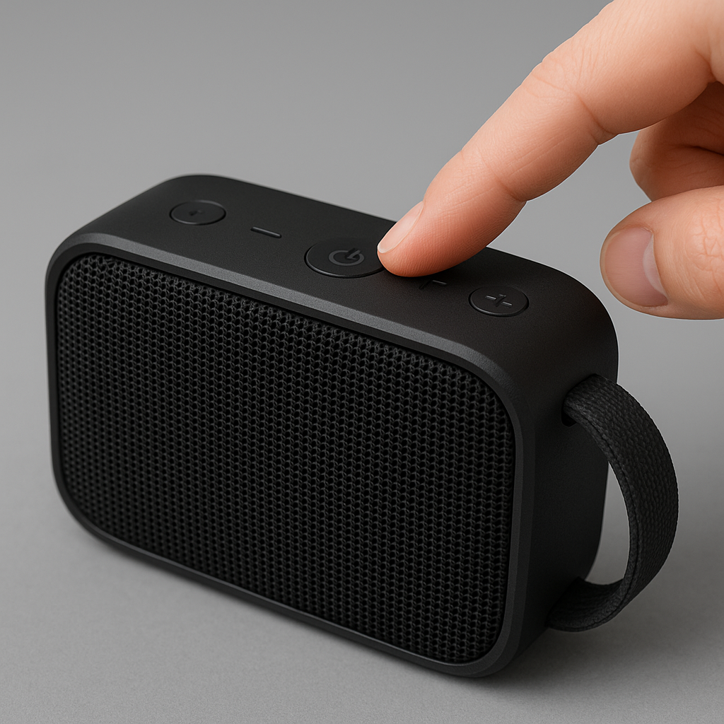 Turn on your Smart AI Boom speaker